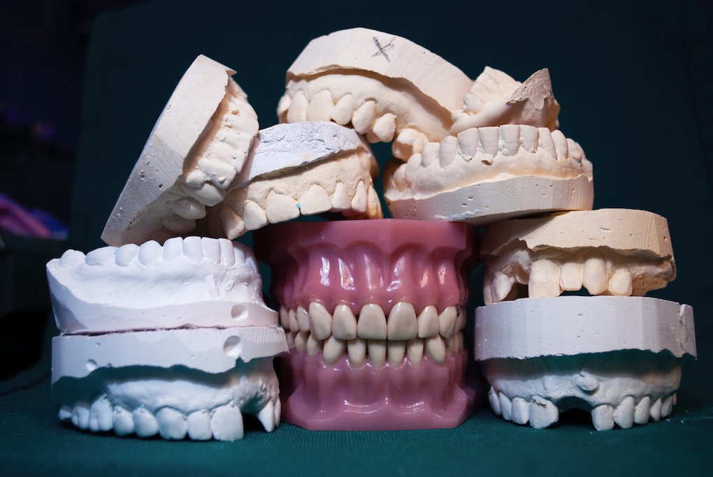 pile of dental molds